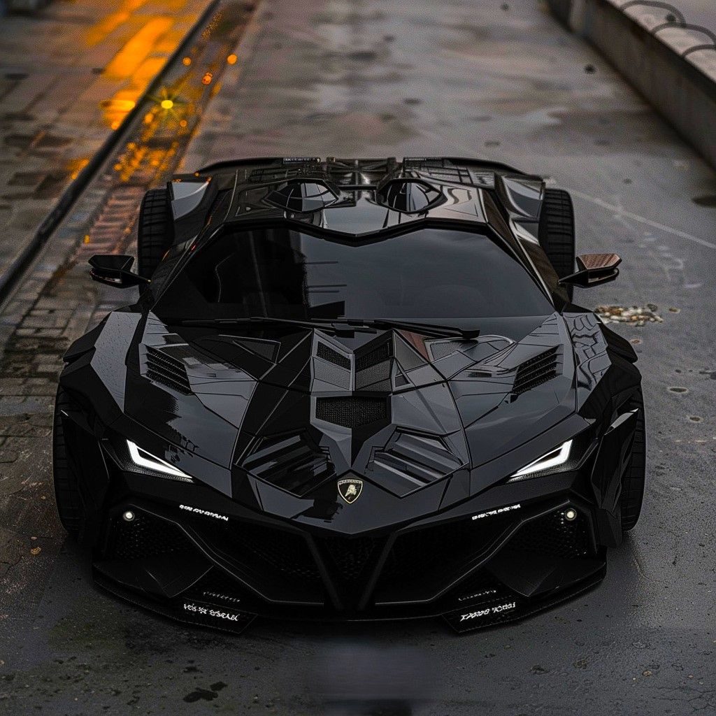 #Lamborghini #Revuelto #Black #Bird #Concept