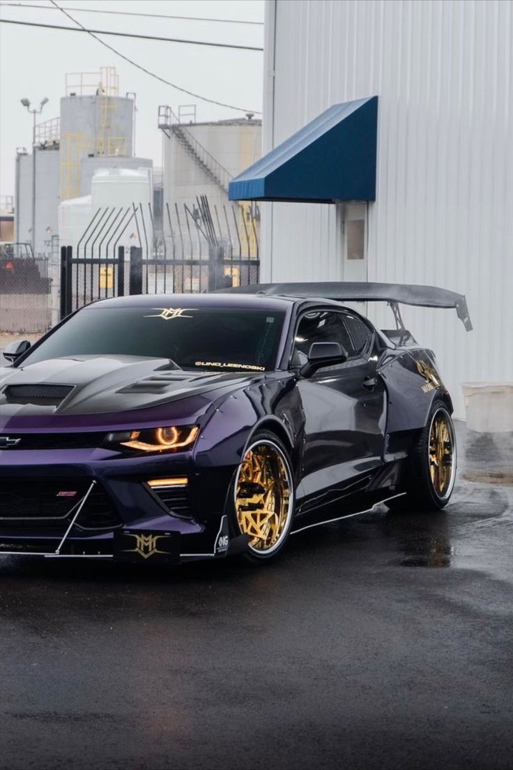 #Purple #Chevy #Amber #Lights