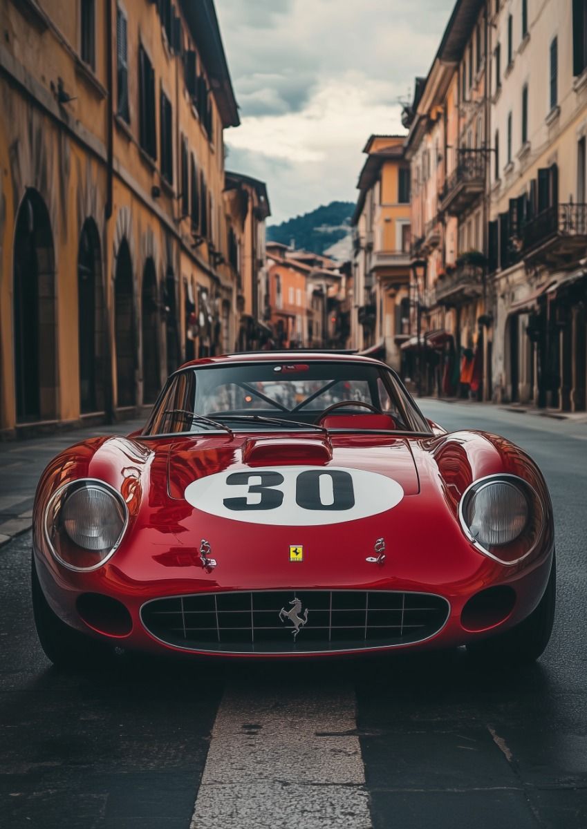 #Vintage #Ferrari #Racing #Italian #Streets #Classic #Car #Enthusiasts #Dream
