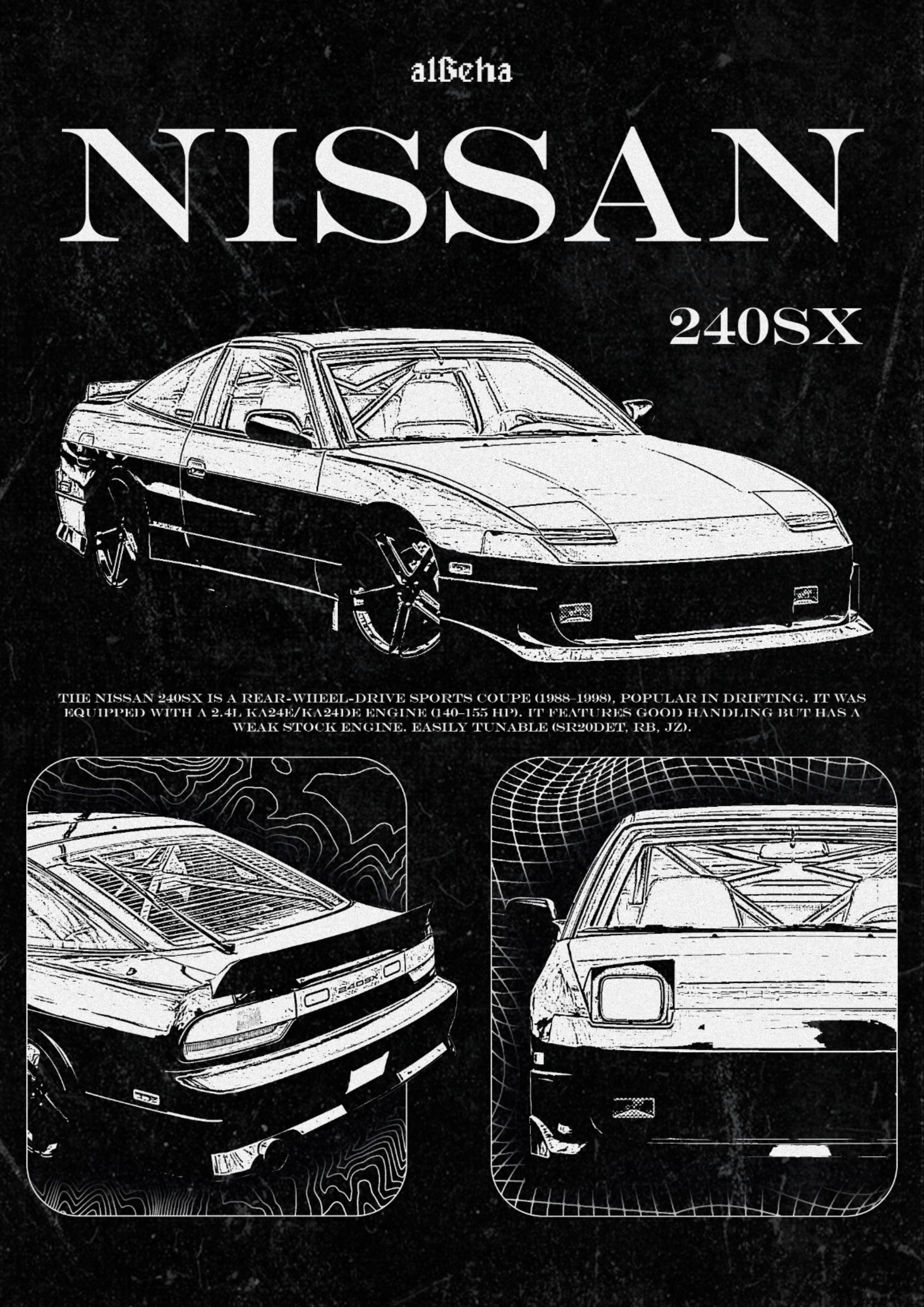 Poster Nissan 240SX LEGEND