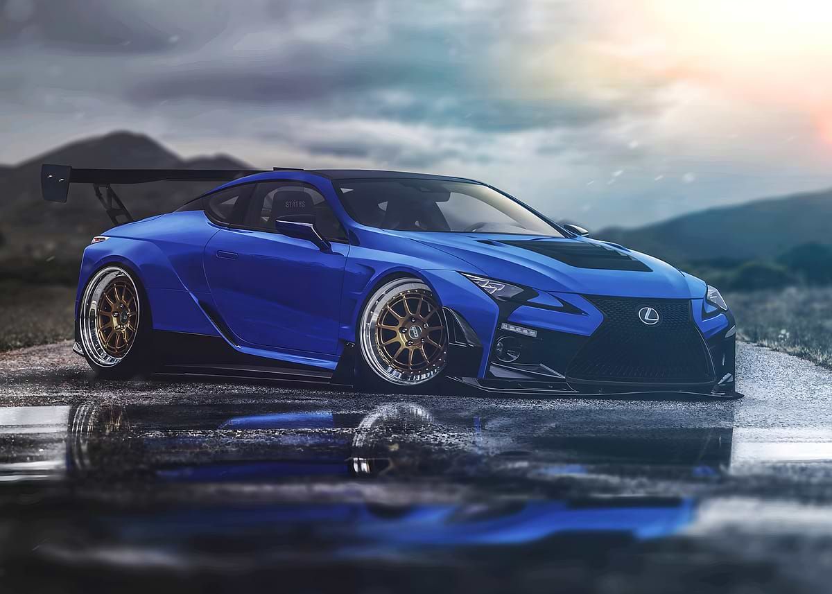 #Blue #Lexus #Sports #Car