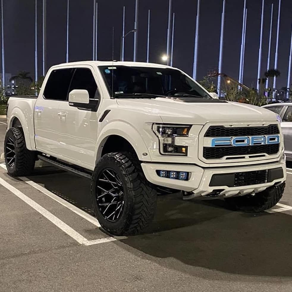 #white #Ford #Raptor