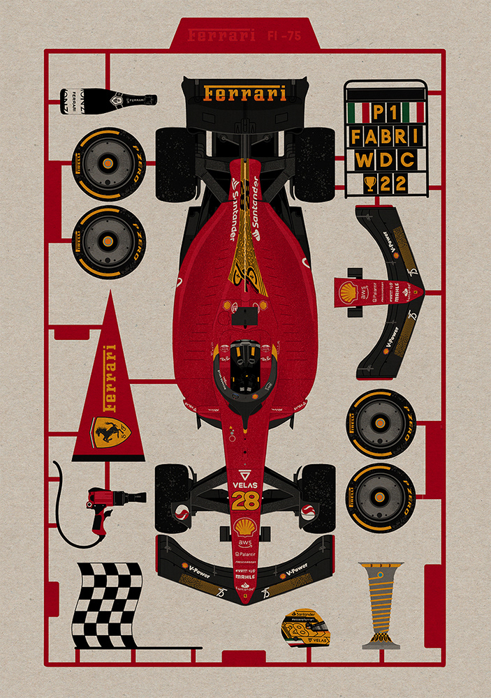 #Ferrari #F175 #NVM #Illustration