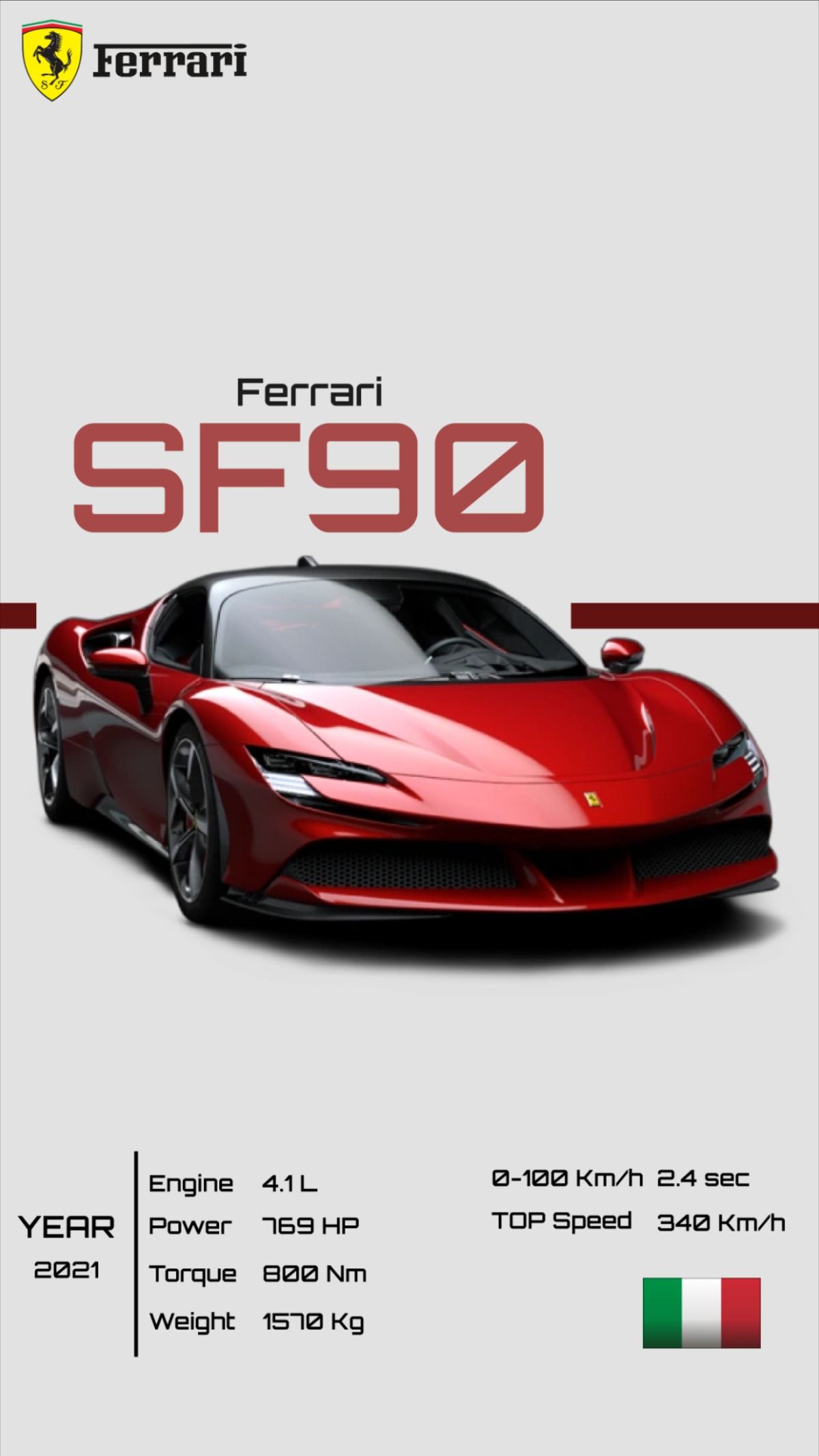 #Ferrari #SF90 #Stradale #Elegant #Furious