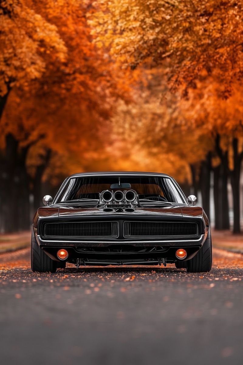 #Iconic #Dodge #Charger #Roars #Autumns #Glow