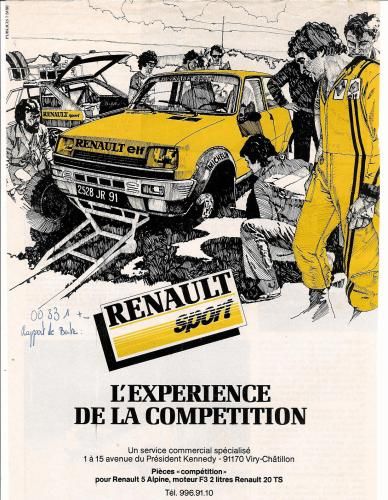 #Image #Publicité #renault #Sport #Renault #Alpine #GR2