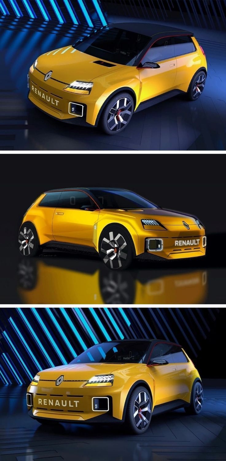 #Renault #unveils #electric #vehicle #prototype #inspired #R5s #retro #design #Yanko #Design