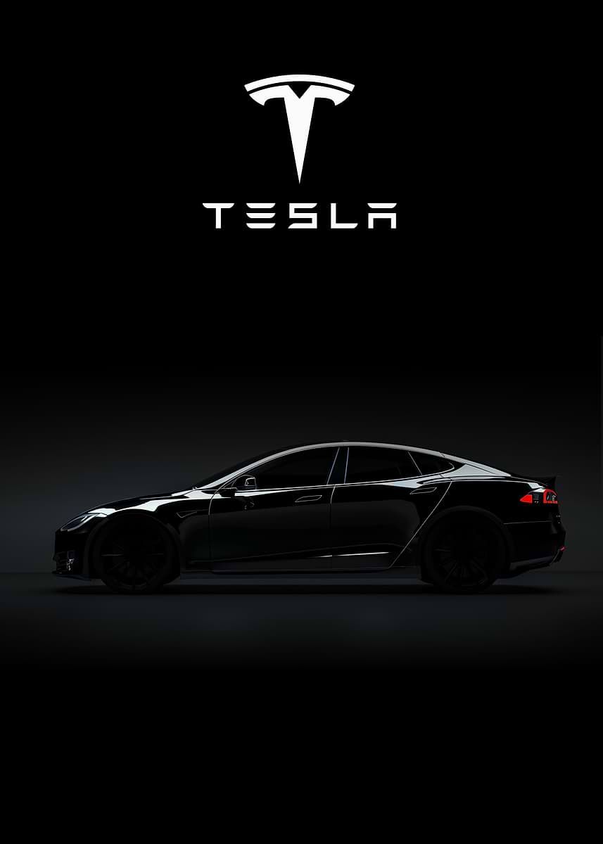#Tesla #model #Black