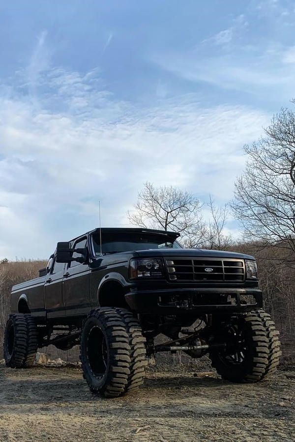 #inch #lifted #Ford #F350 #24×14 #Wheels #ModifiedX