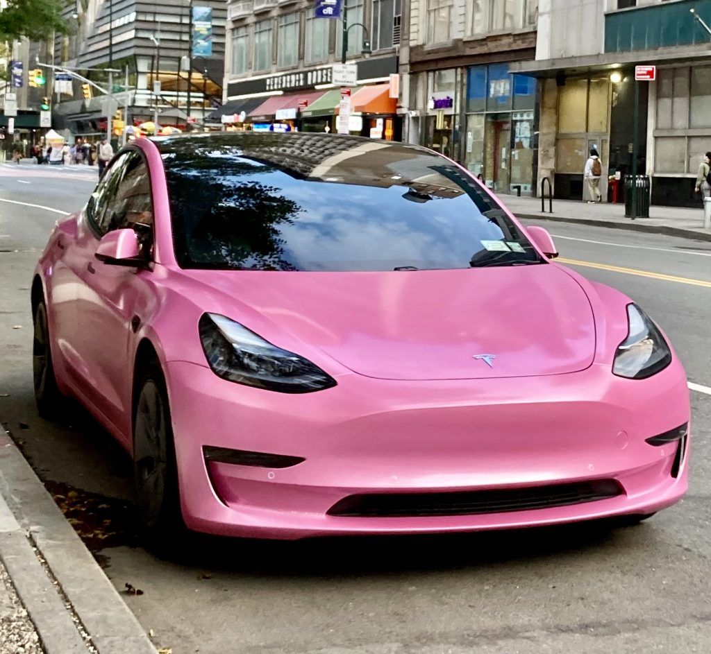 #Pink #Day #Pink #Tesla