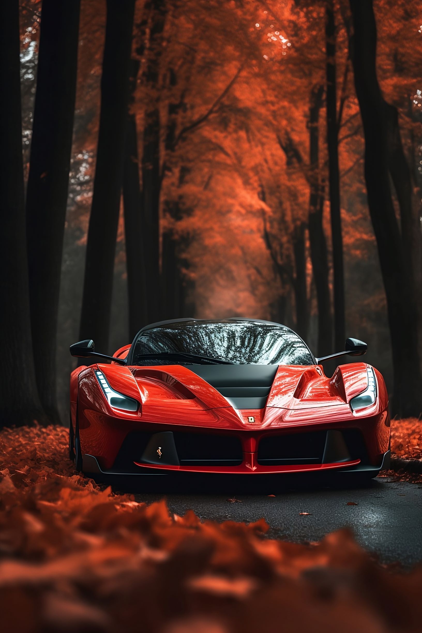 #Red #Ferrari #Super #Car #Poster #Displate