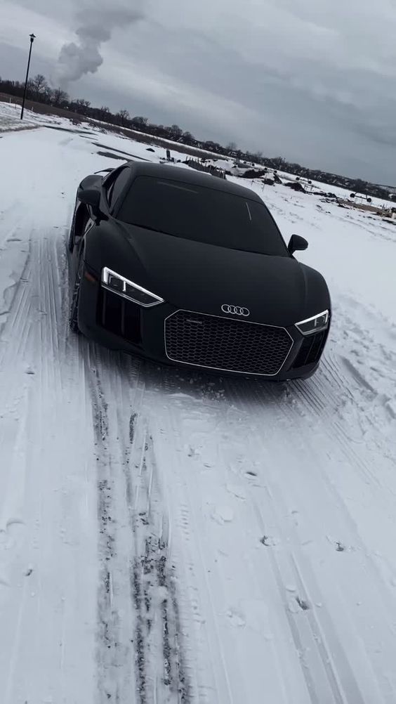 #Blake #Connallyblake_connally #TikTok #Playing #snow #audi #v10plus #Luxury #cars