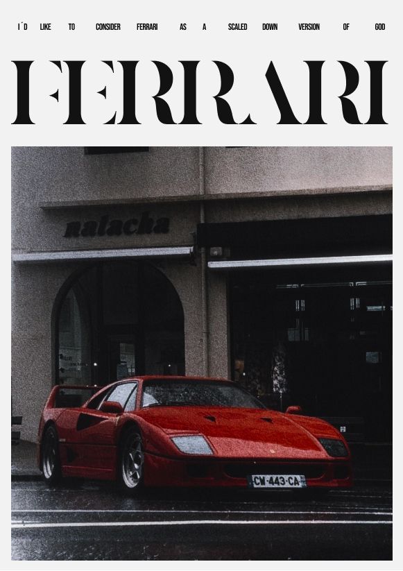 #Ferrari #Poster