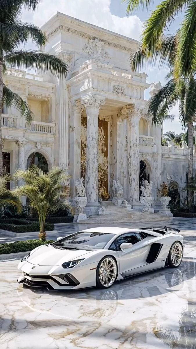 #Luxurious #White #Car