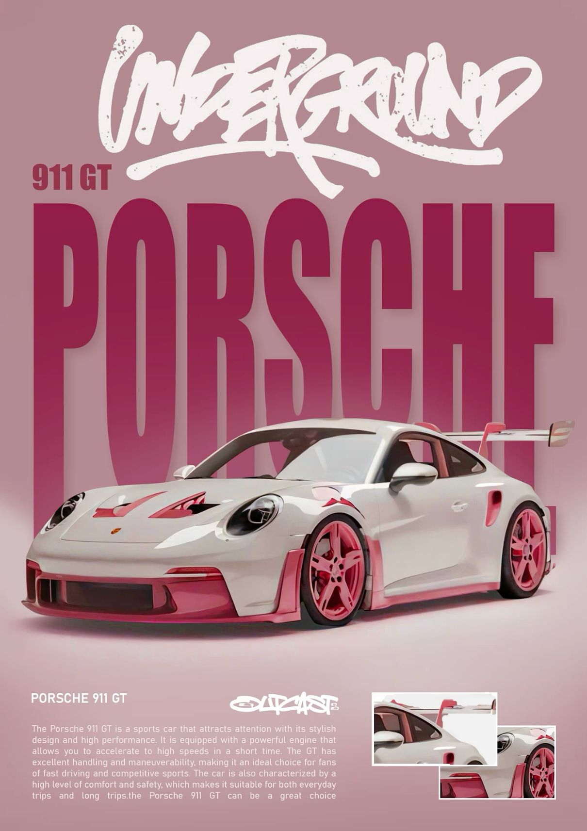 #Pink #Porsche