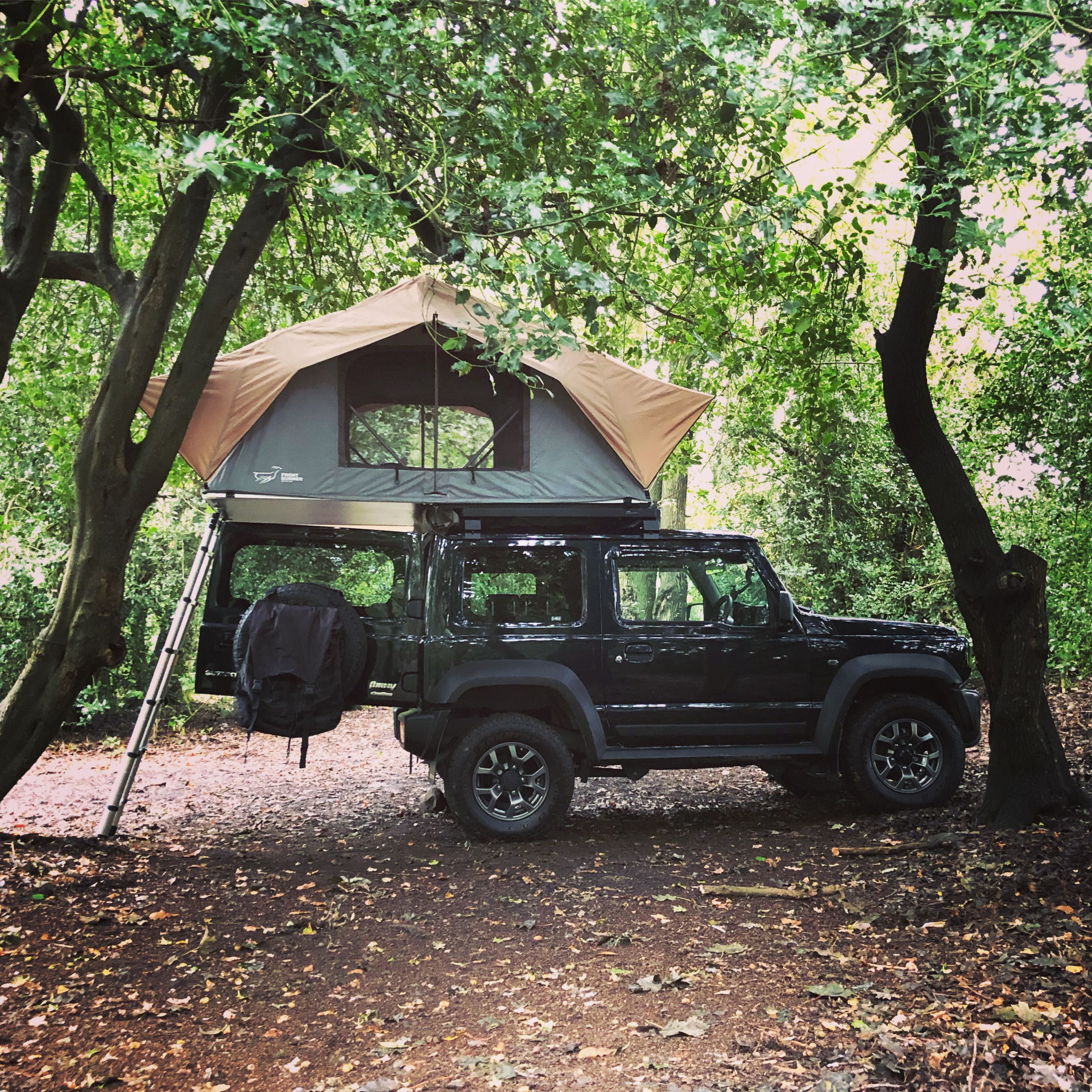 Jimny Camper in a woodland