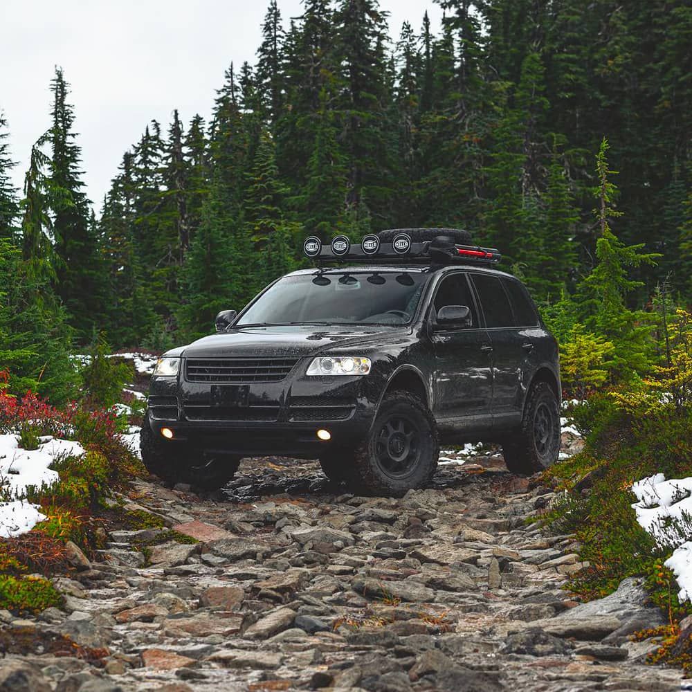#Black #Touareg #road #Build #Lift #offroadium.com