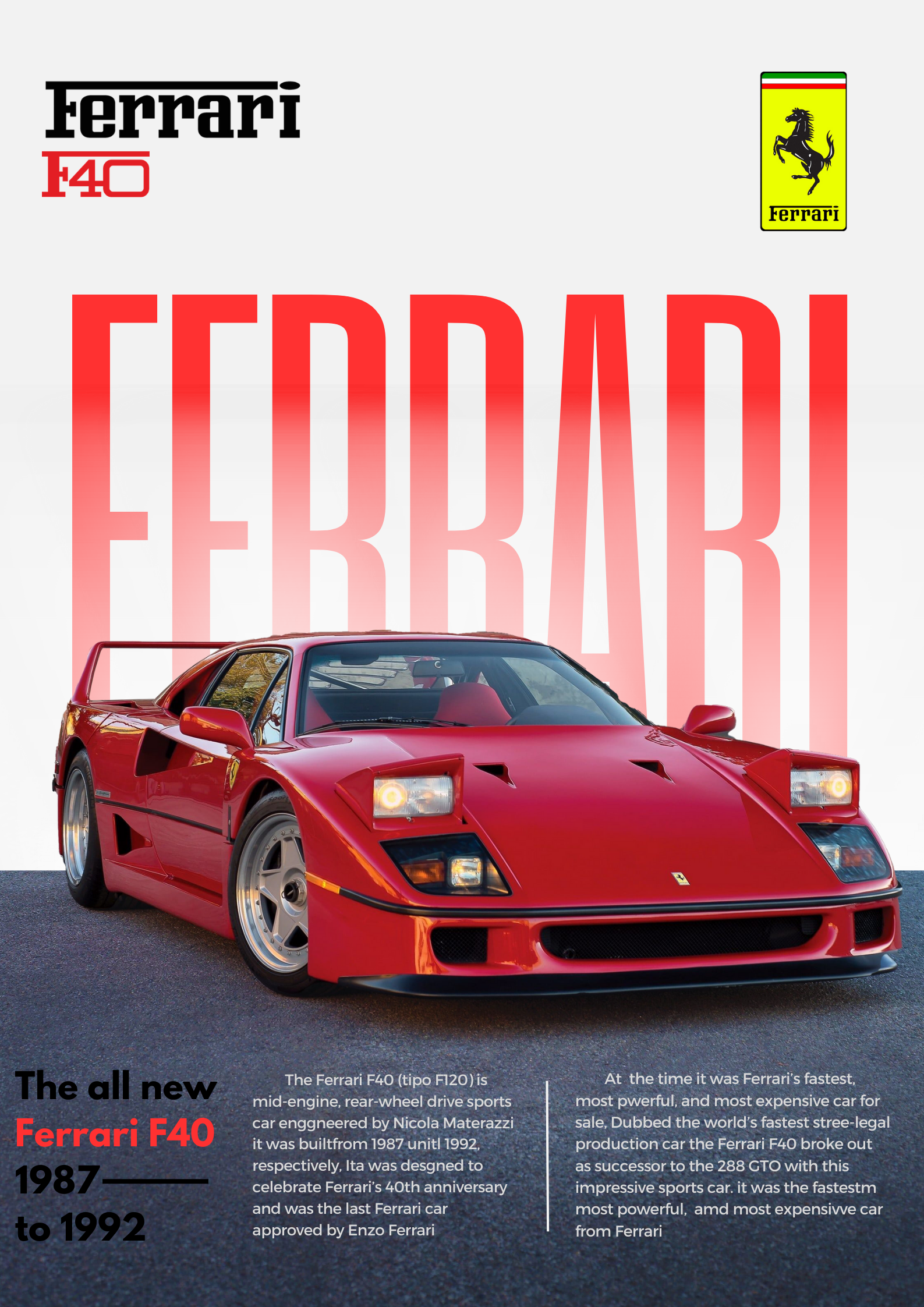 #Firrari #F40
