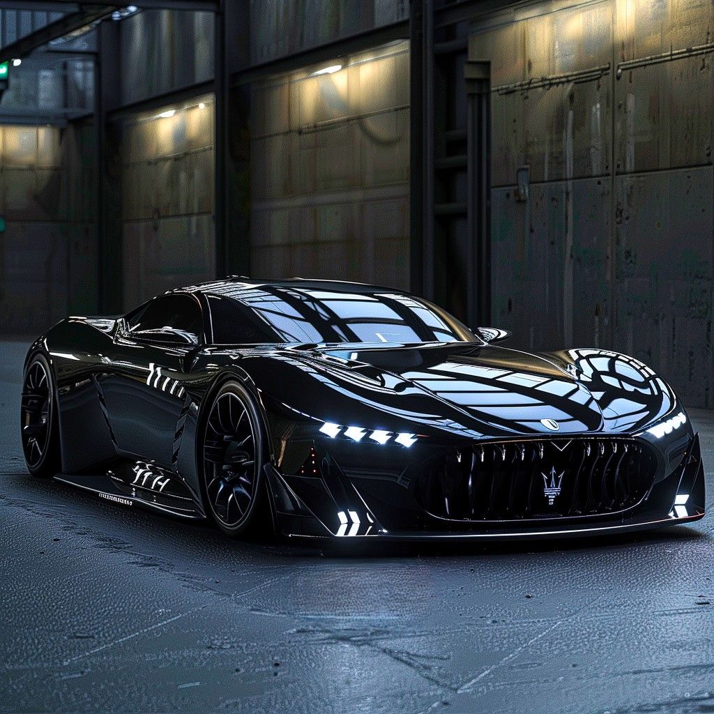 #Maserati #Luxury #Black #Vehicle