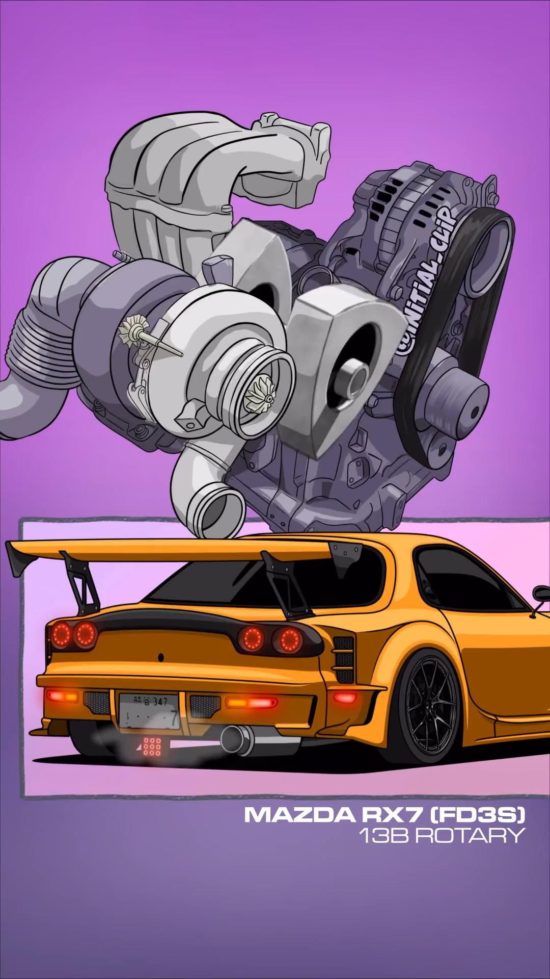 #Mazda #RX7 #initial_clip