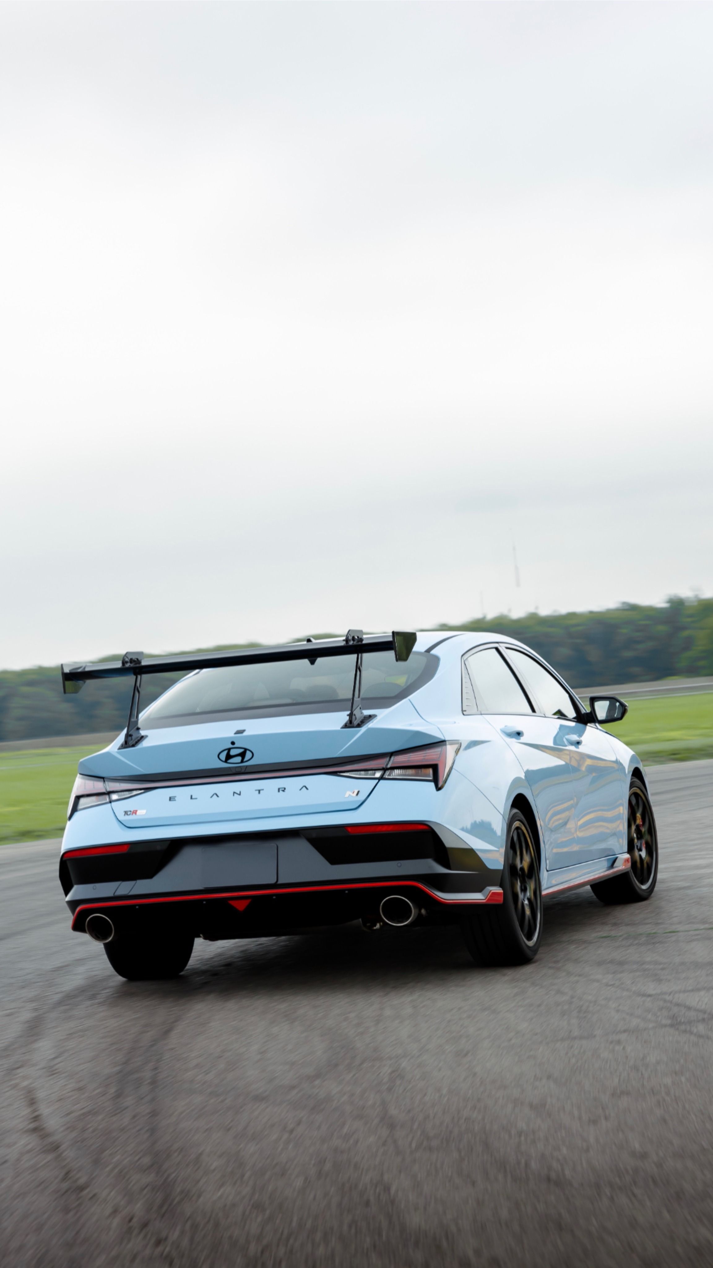 Elantra N TCR: Rear Exhaust Heat!