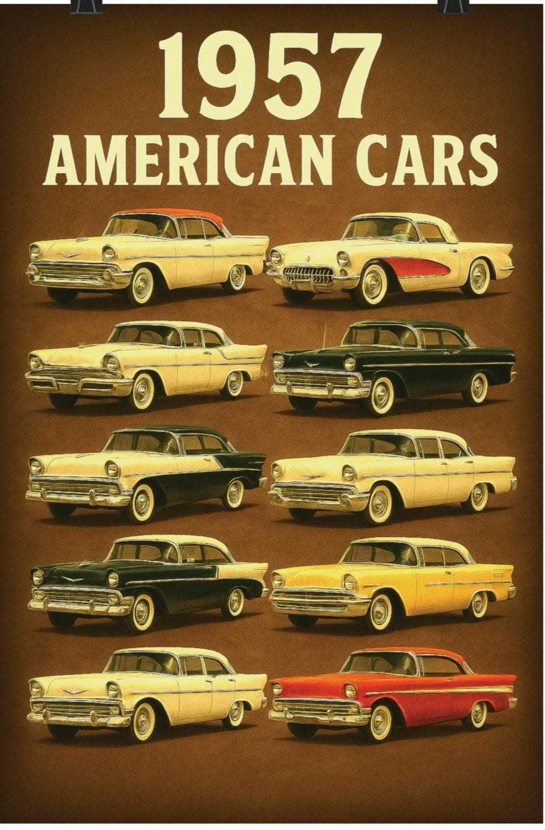 #American #Classic #Cars #Poster #Vintage #Automotive #Wall #Art #Etsy