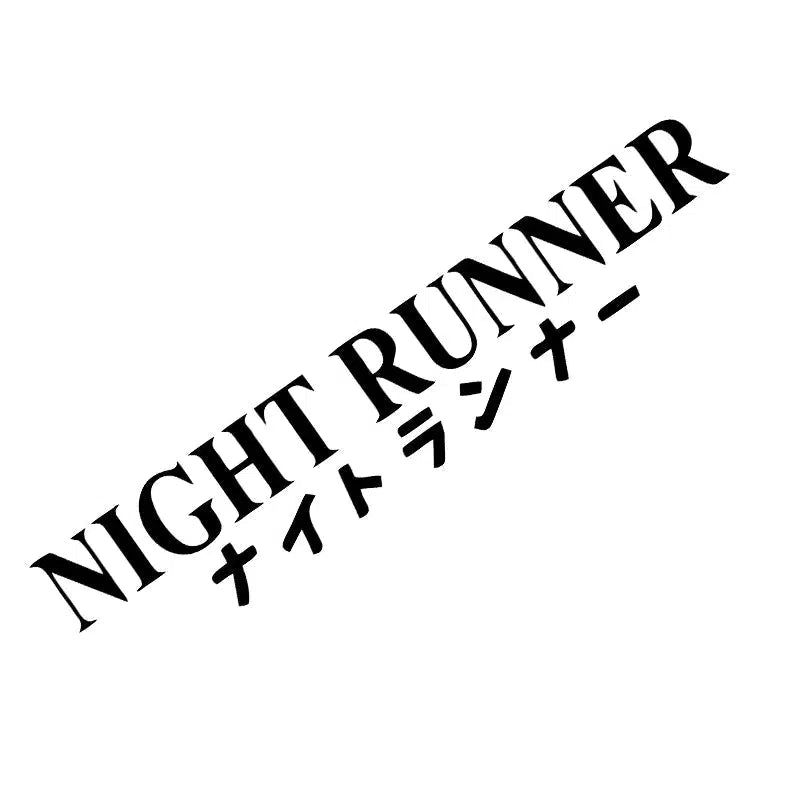 #Jdm #Car #Stickers #Night #Runner #G004 #laser #20x4CM