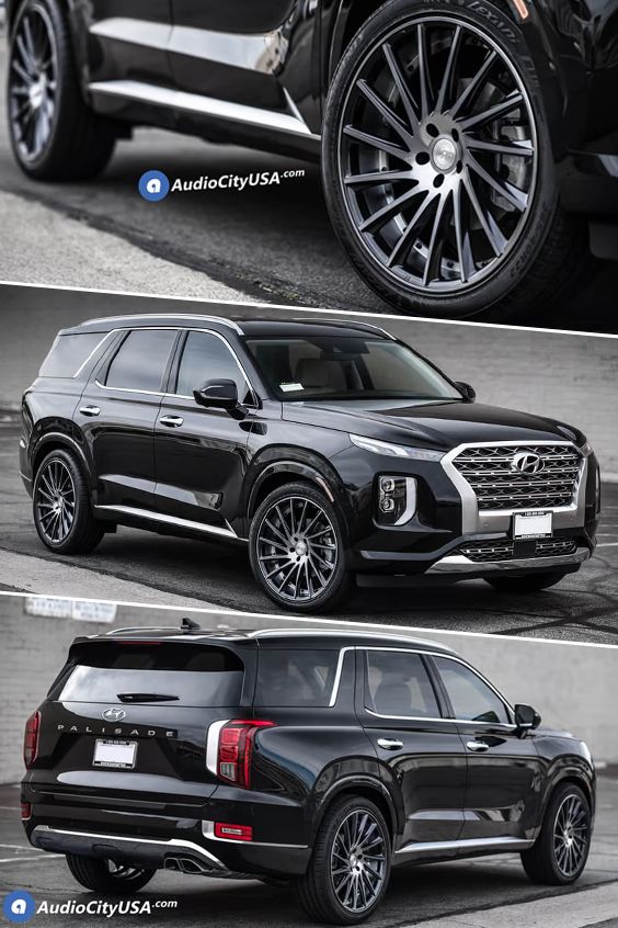 #Road #Force #Wheels #RF16 #Gunmetal #Machined #Face #Dark #Tint #Hyundai #Palisade