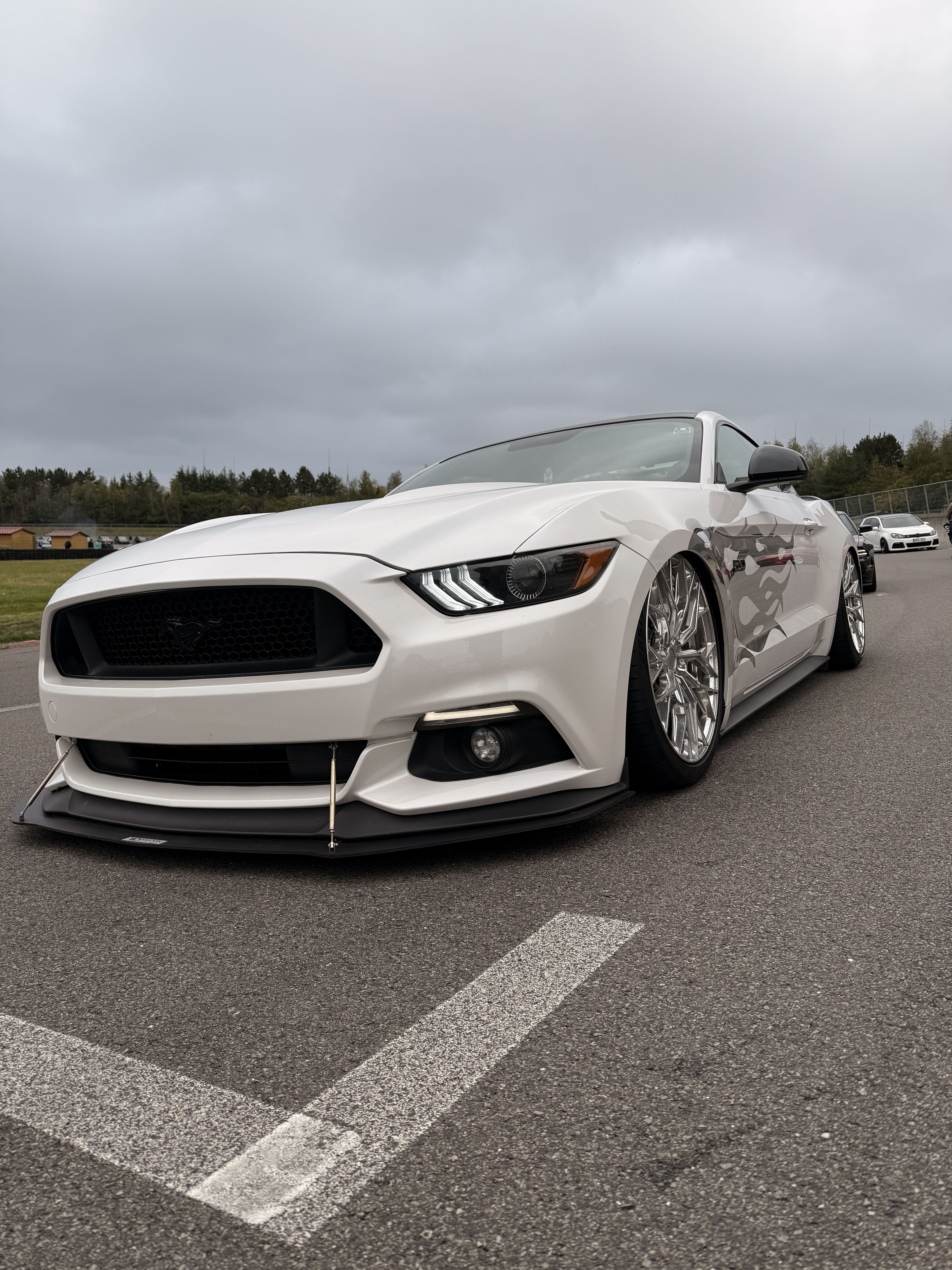 White car