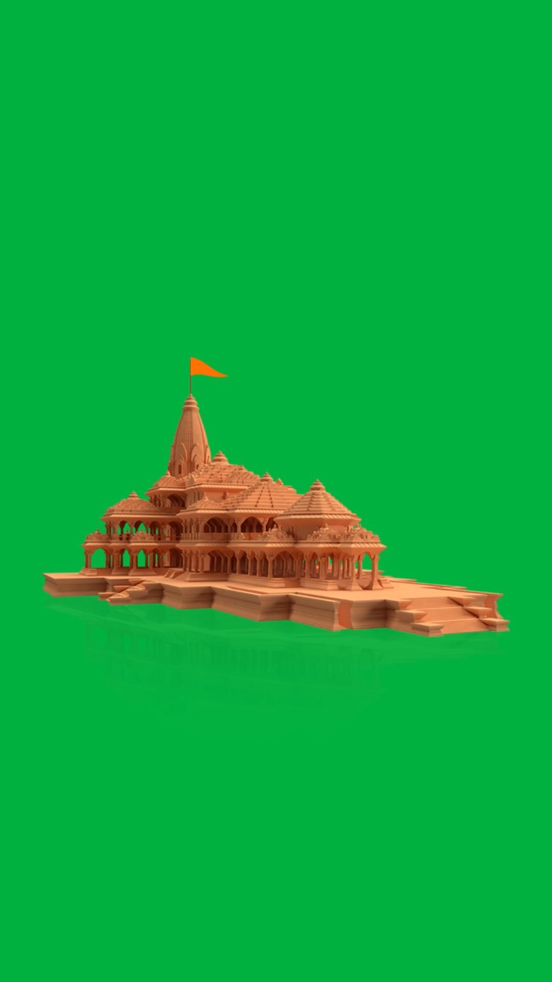 #Ayodhya #Ram #Mandir #Green #Screen #free #download