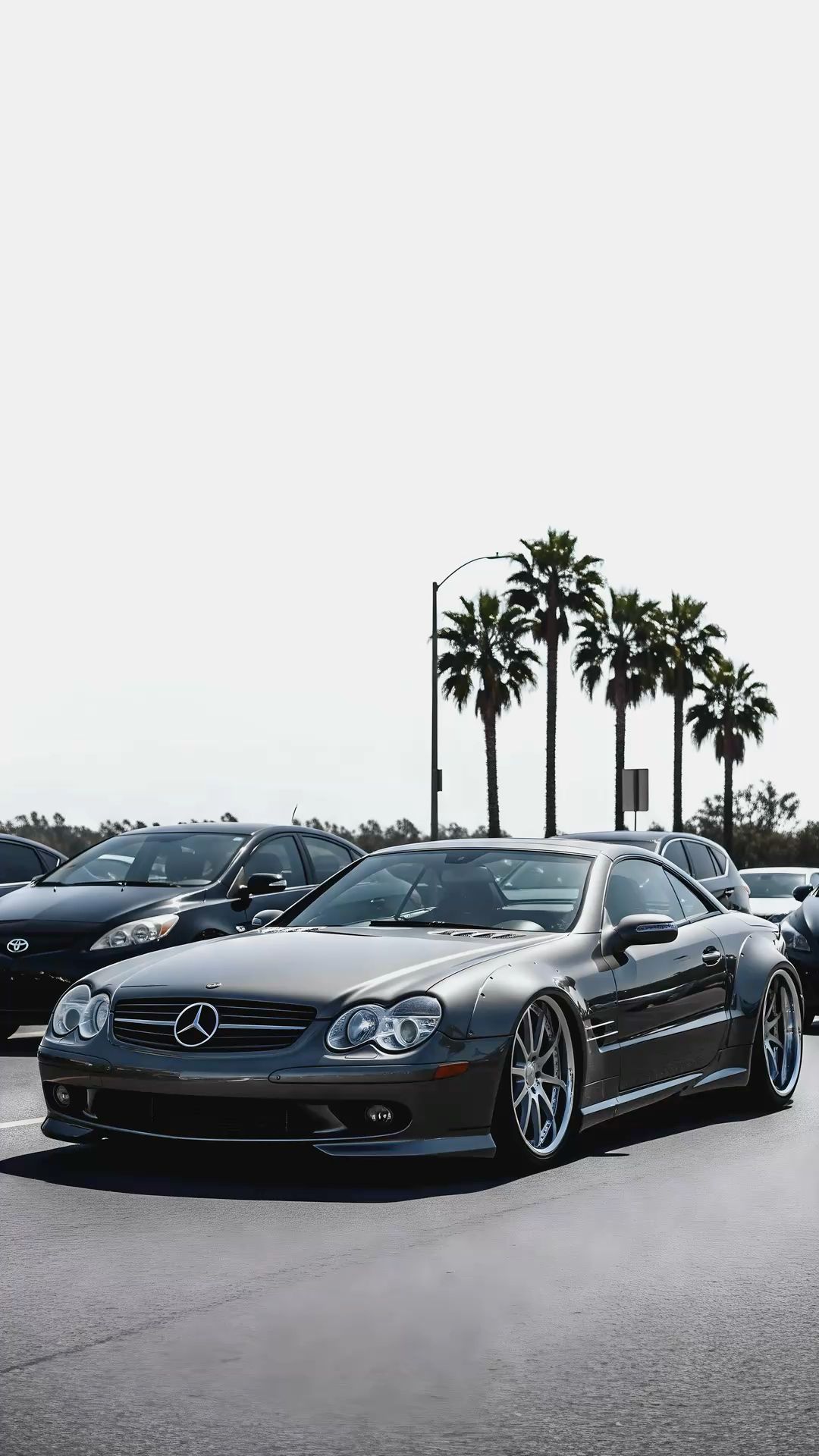 #Custom #Widebody #MercedesBenz #Palm #Trees