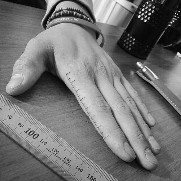 #Rad #Ruler #Tattoo #Designs #Men