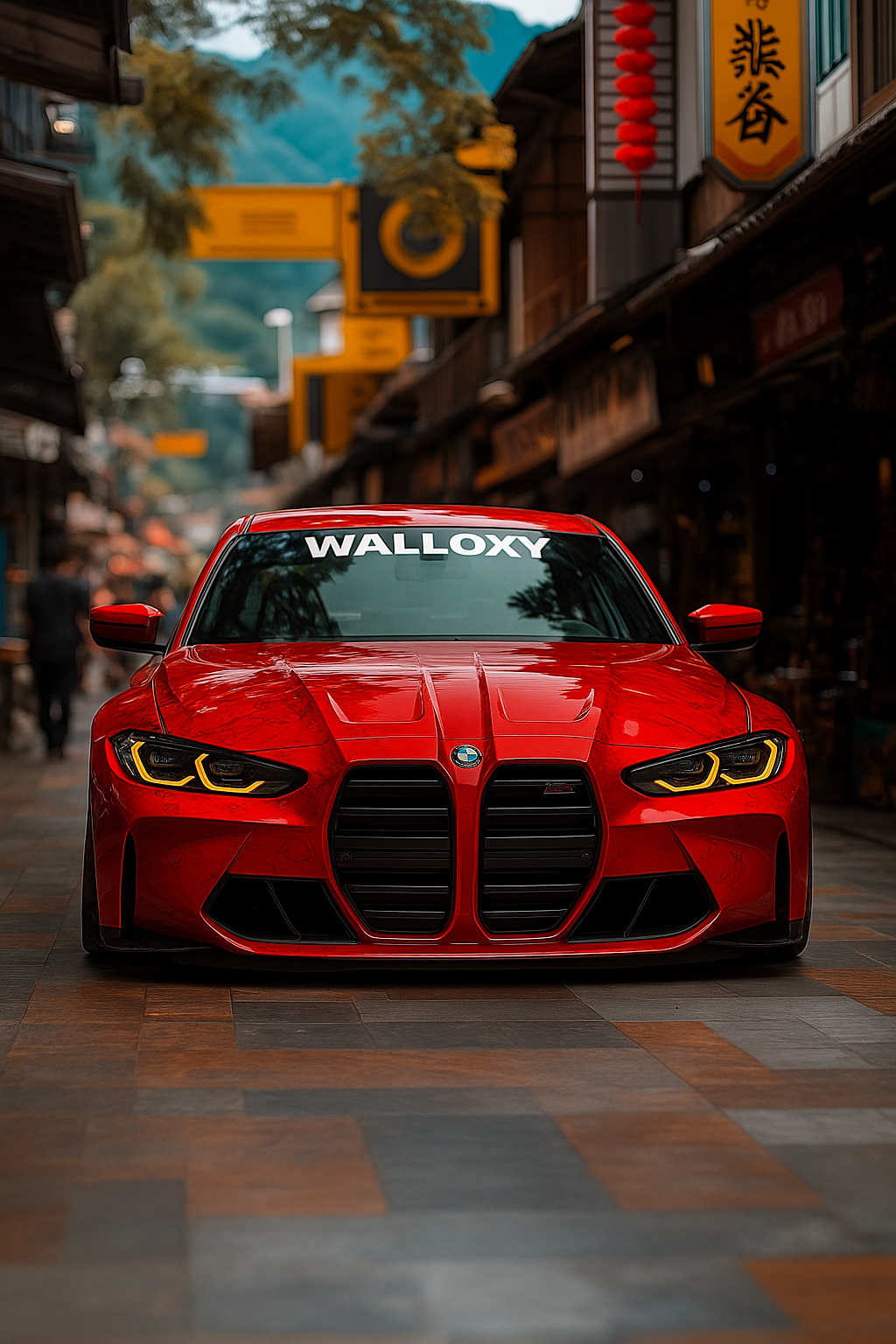 #Sleek #Red #BMW #Series #Traditional #Asian #Vibes #Ultimate #Street #Presence