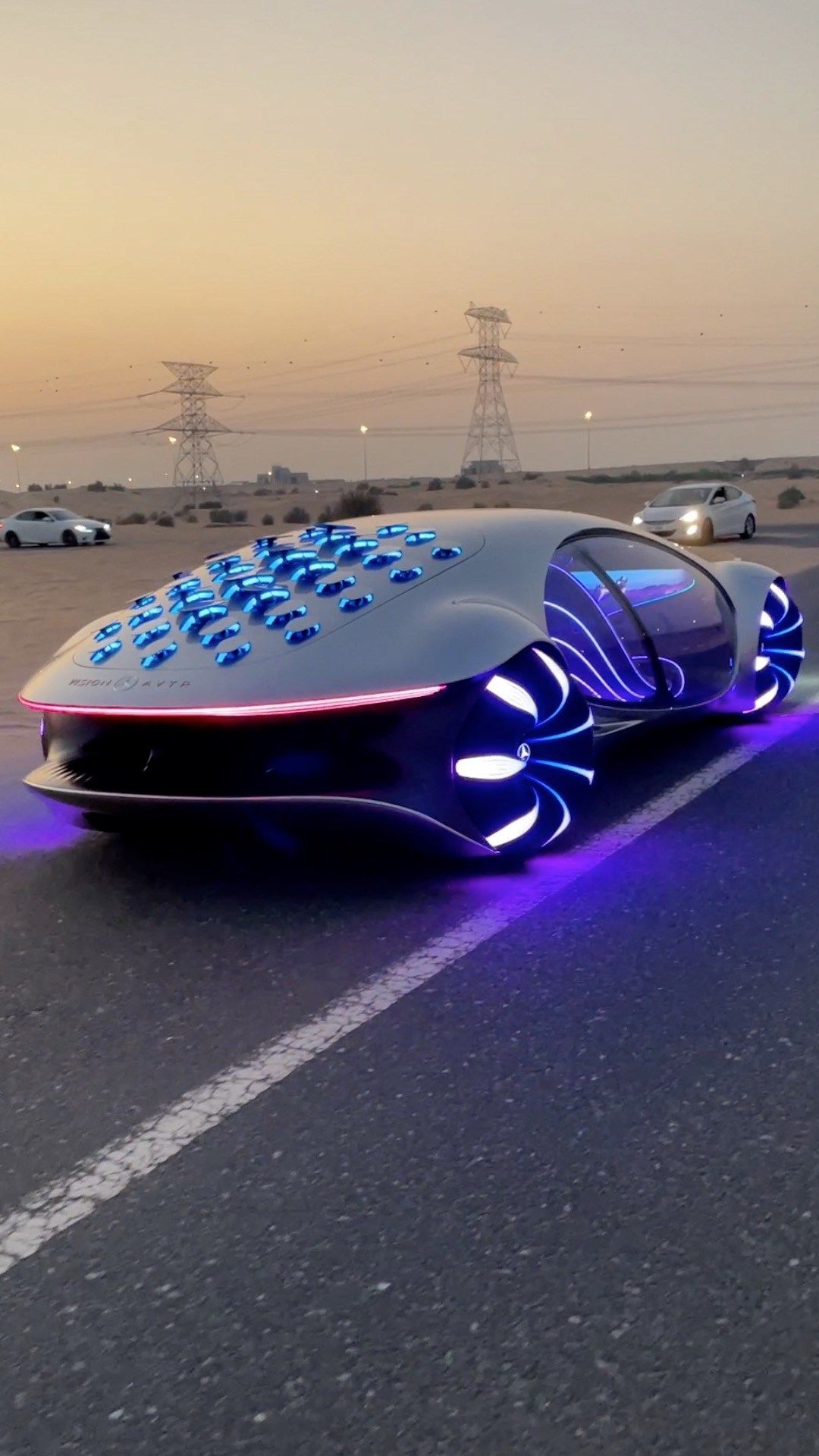 #237M #views #2.2M #reactions #Futuristic #Mercedes #AVTR #driving #public #MercedesBenz #Supercar #Blondie #Facebook