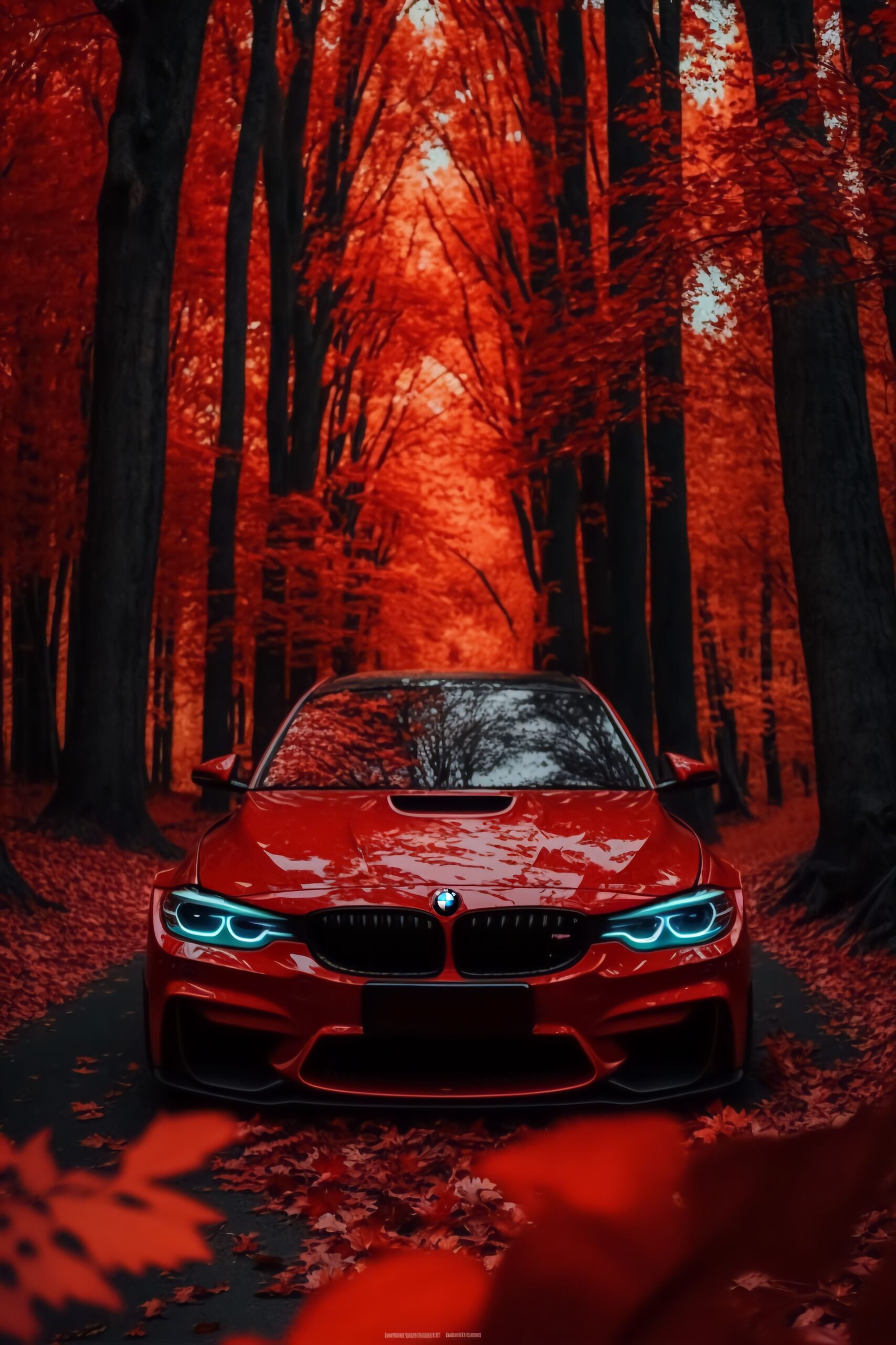 #BMW #Redwood #Forest #Poster #Pixaverse #Displate
