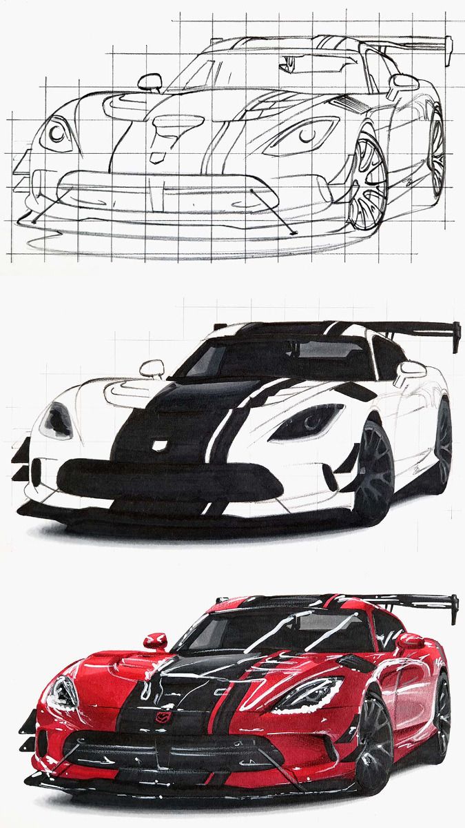 #Draw #Dodge #Viper #ACR #Easy #Exact #Steps