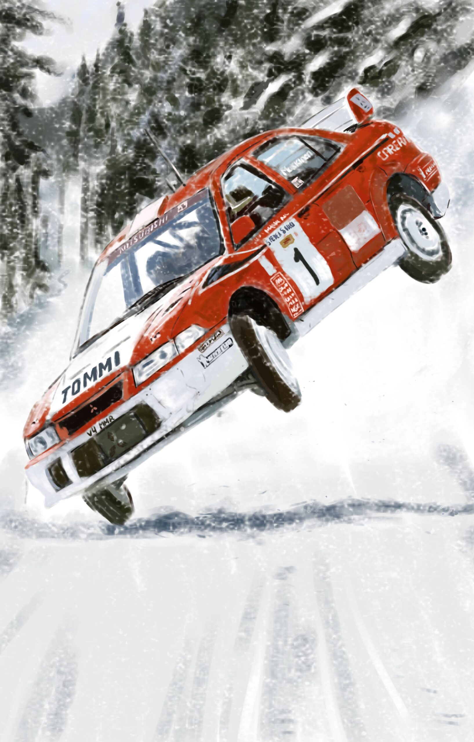 #Rally #Sweden #Mitsubishi #Lancer #Evo #Tribute #Tommi #Mäkinen