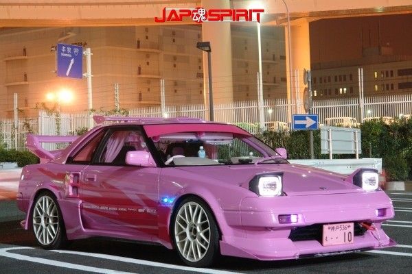 #TOYOTA #MR2 #AW11 #Spokon #style #stark #pink #color #Garlish #interior #wings #JAP #SPIRIT