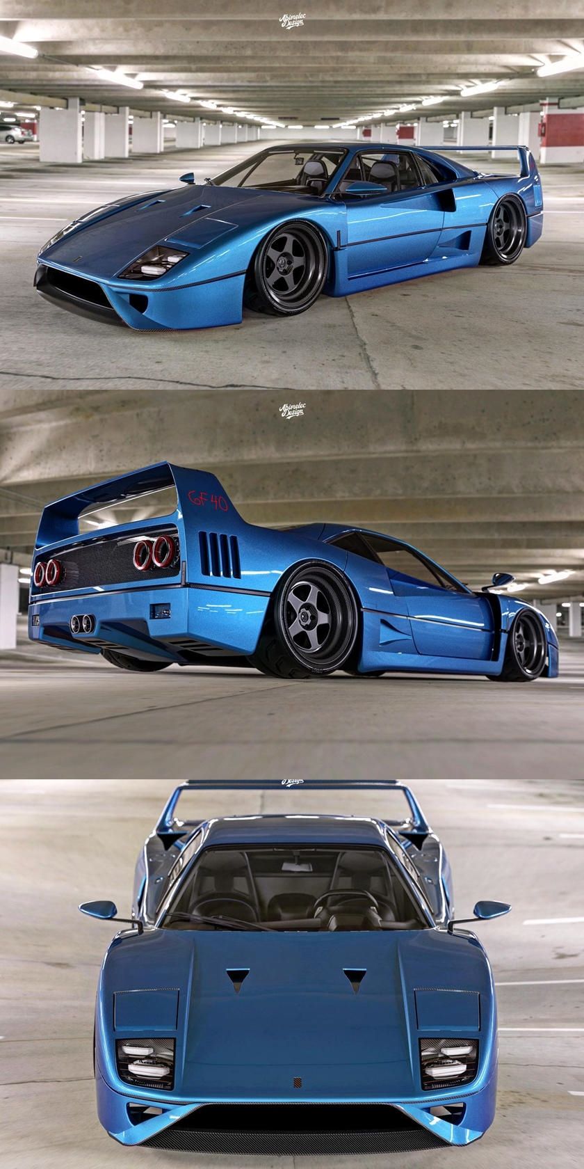 #Ferrari #F40 #Ford #Birth