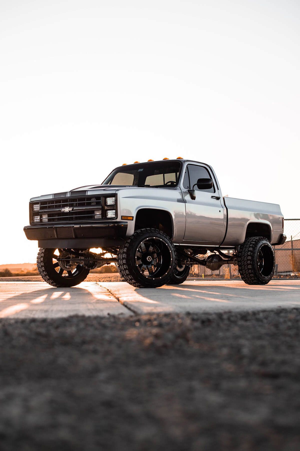 #Lifted #Chevy #K10 #Silverado #V10 #Diamond #Rough #offroadium.com