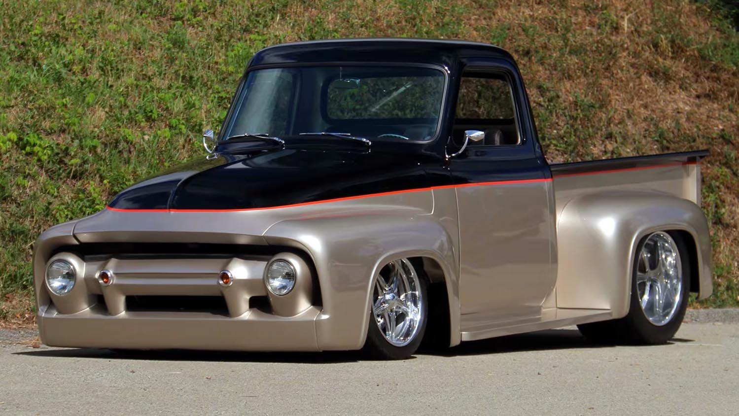 #Modern #Force #Ford #F100 #Custom #Pickup #Restomod #en.wheelz.me