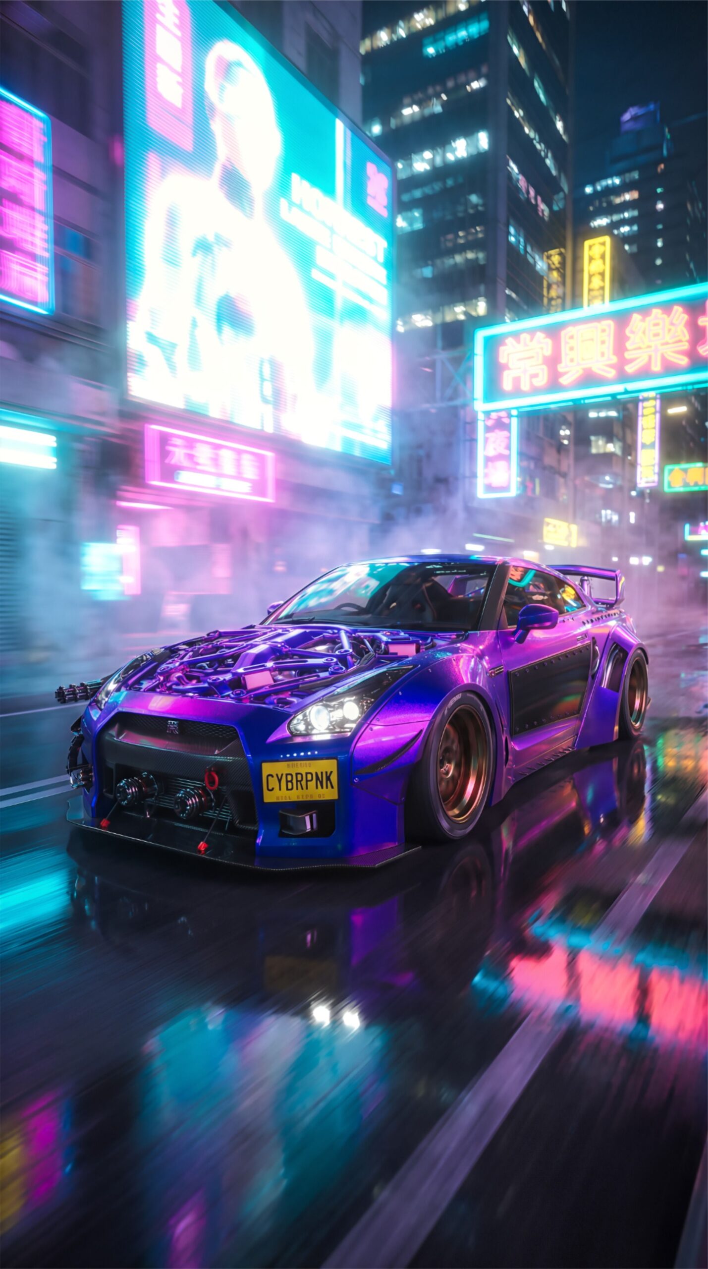 #Neon #Samurai #GTR #Ghost #NeoTokyo