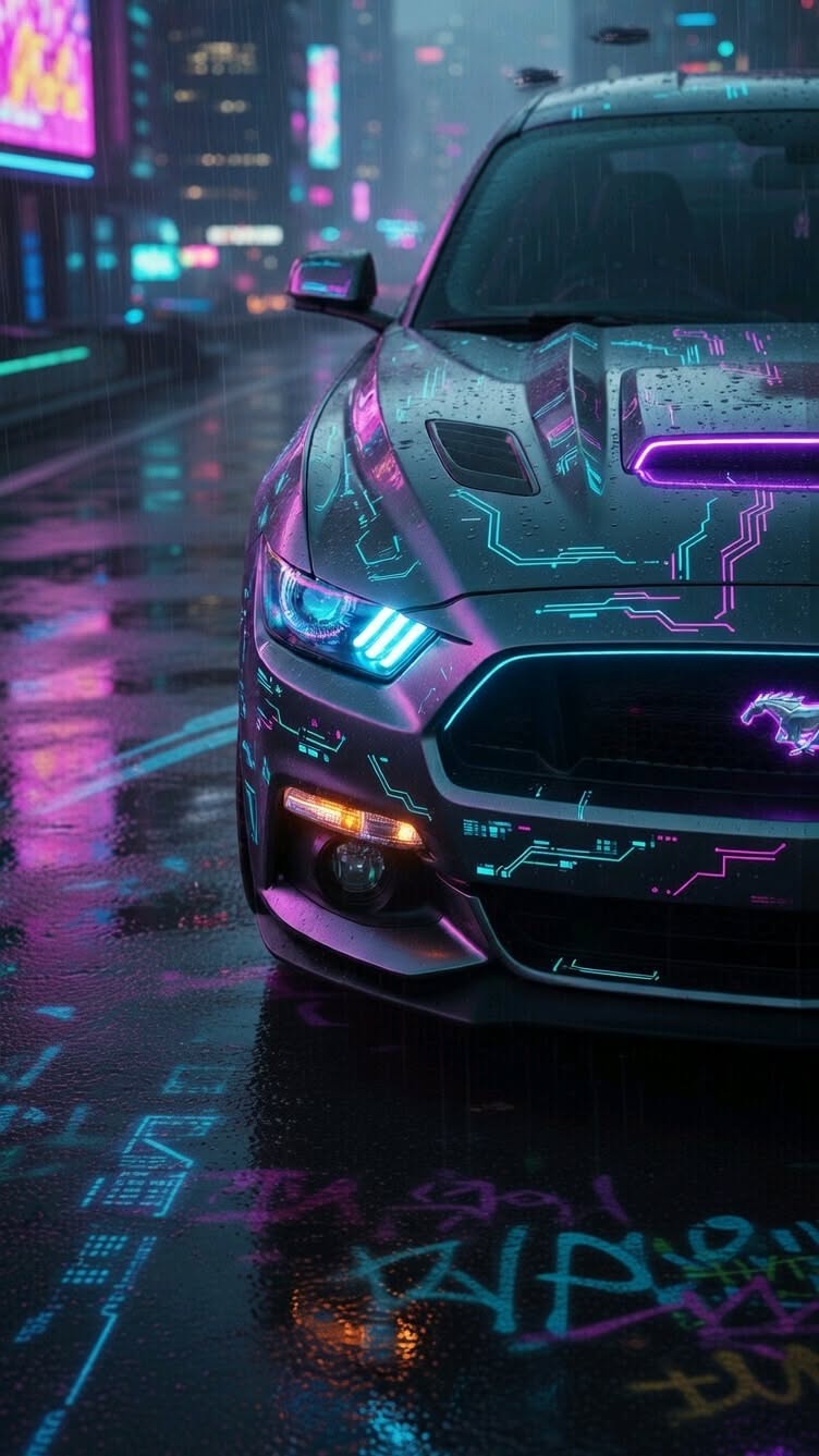 #mustang #cyberpunk