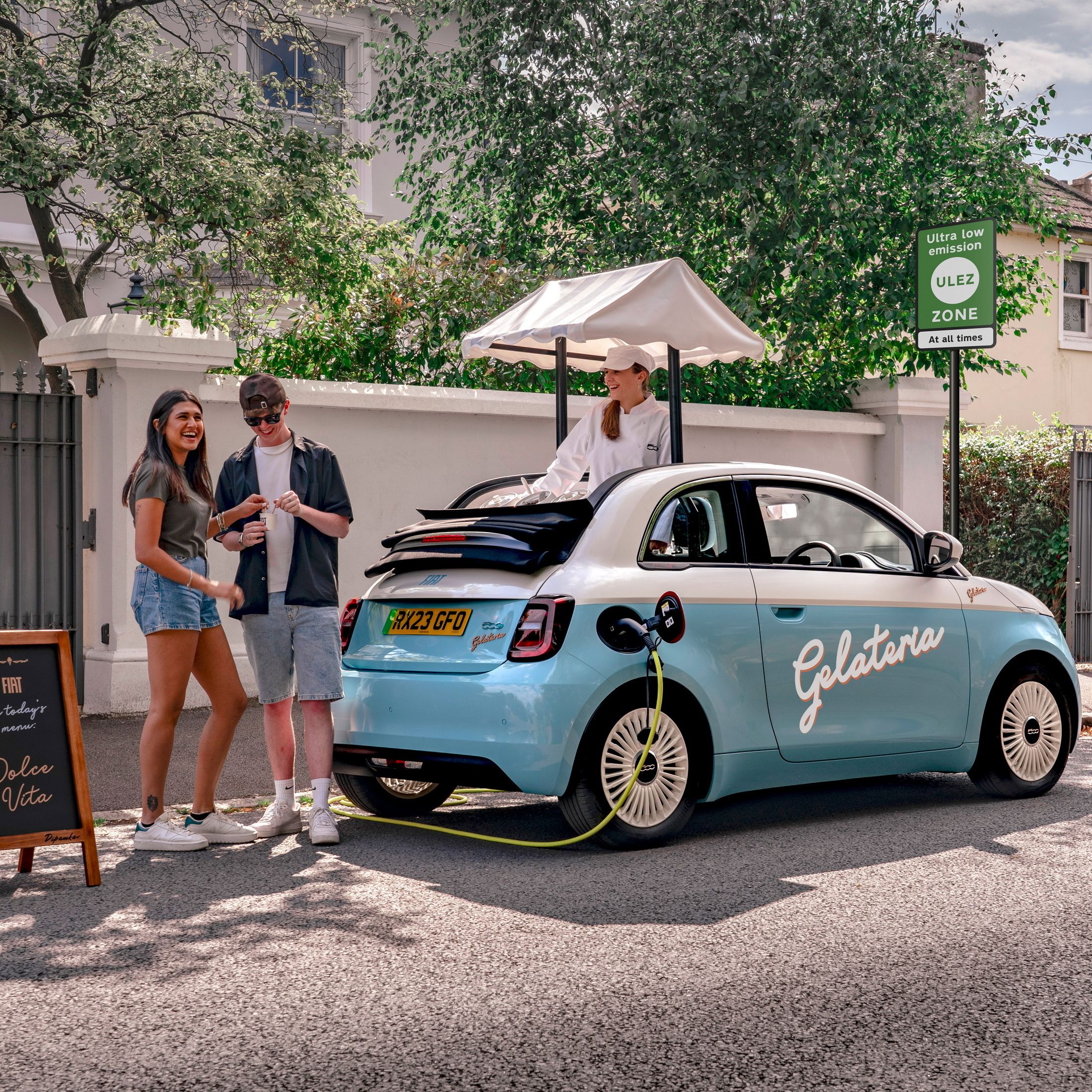 #Fiat #500e #Gelateria #Edition #OneOff #Ice #Cream #Lovers