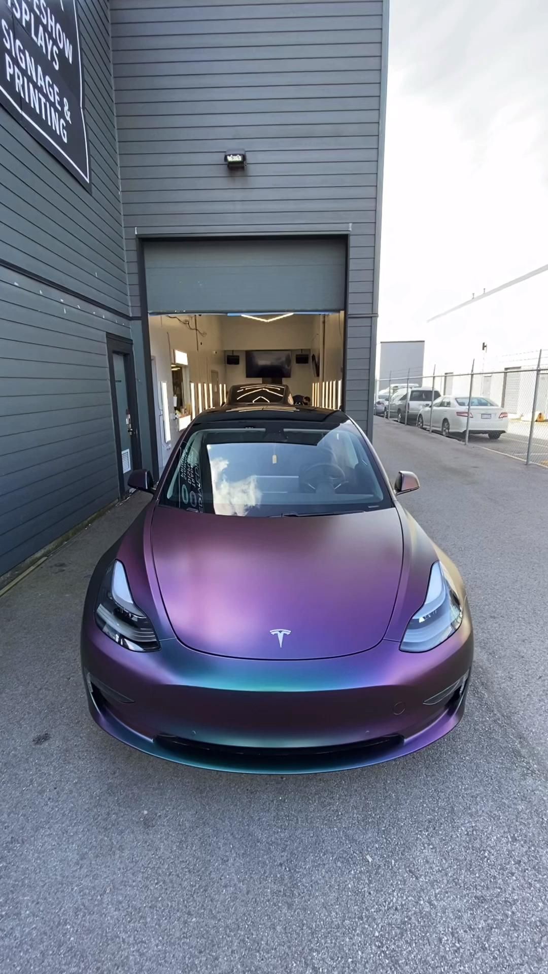 #TESLA #MODEL #CHAMELEON #WRAP