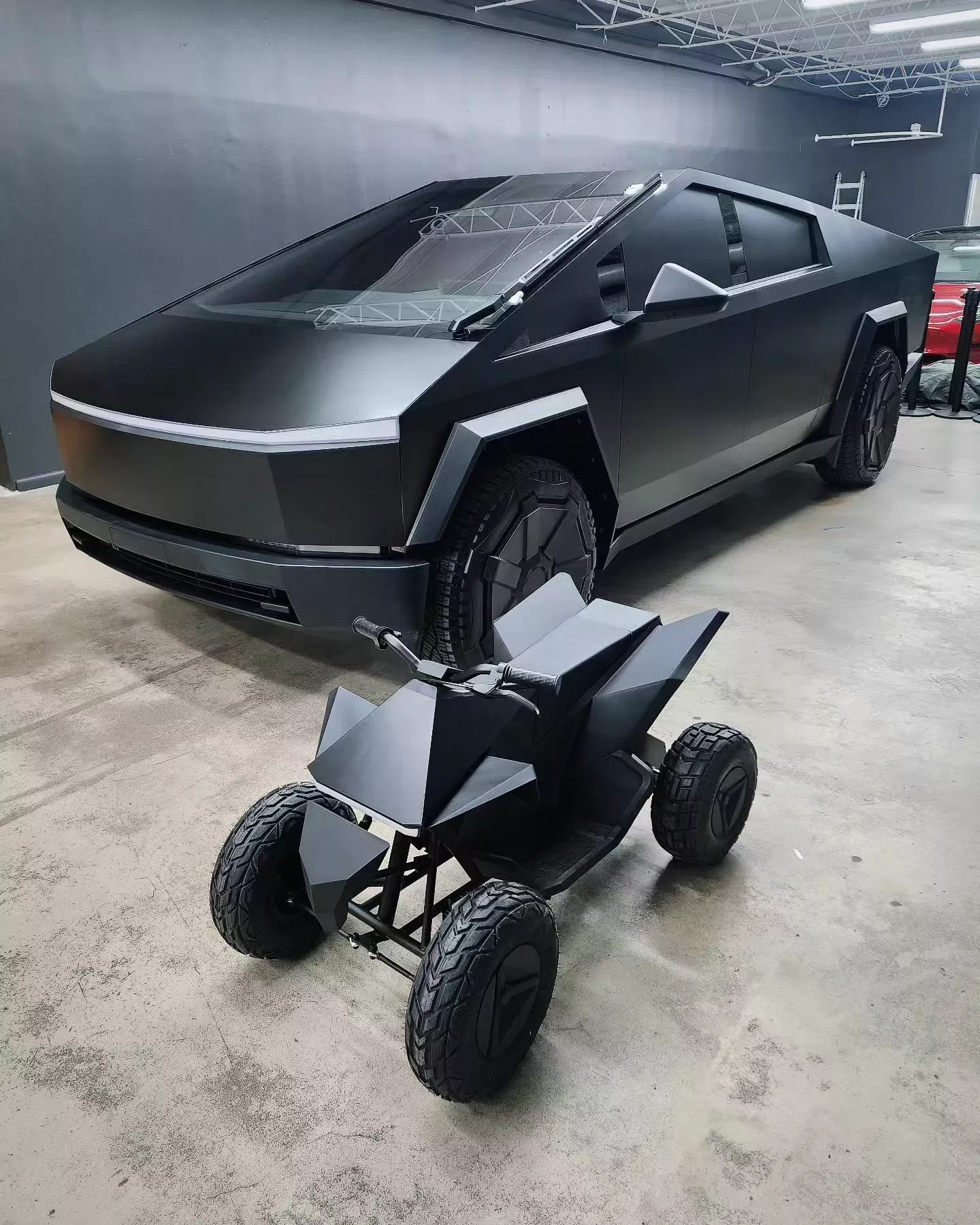 #Tesla #Brings #Matte #Black #Cybertruck #Art #Basel #Miami #Carscoops