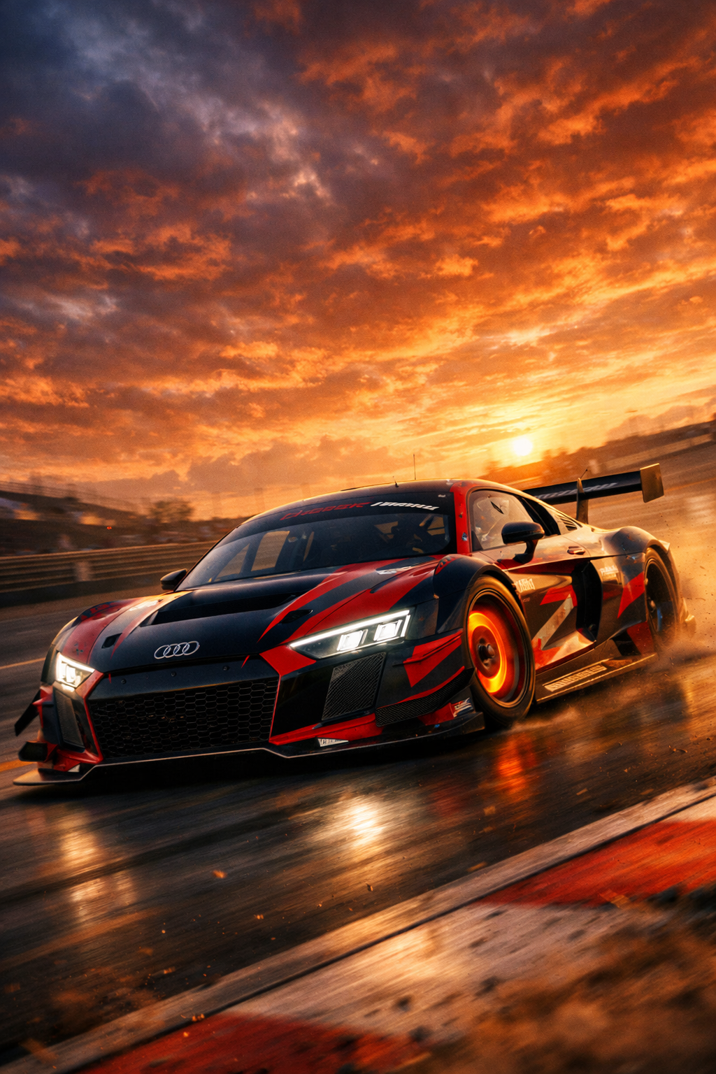 #audi #sunset #motorsport #imgage