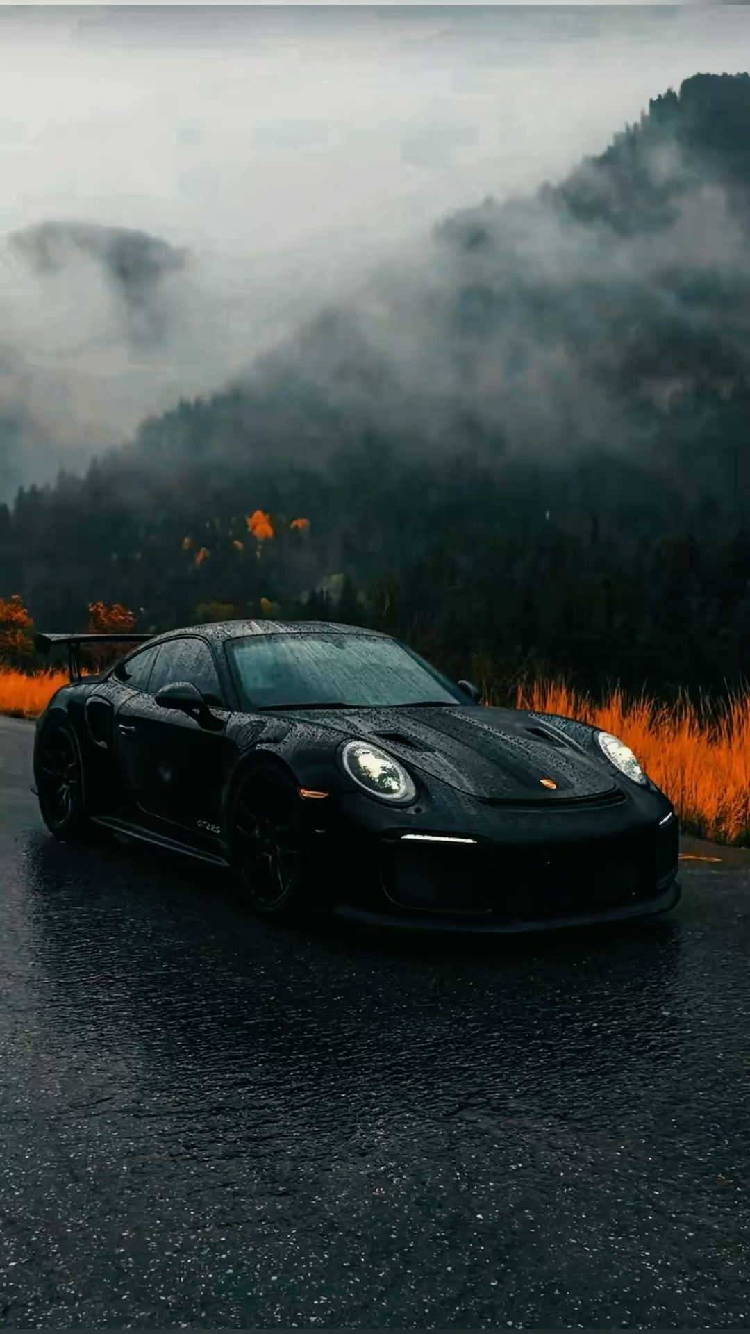 #porsche #foggy #saturated