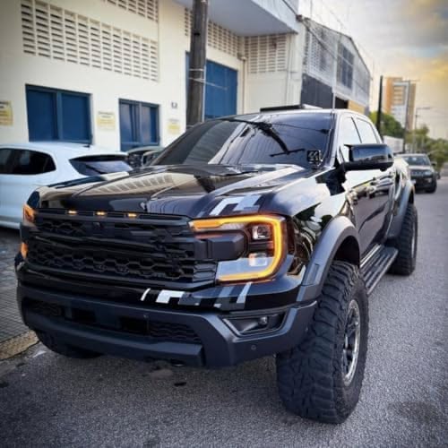 #Placas #LED #DRL #ámbar #para #Ford #Ranger #Lariat #Raptor #luz #circulación #diurna #chips #izquierdos #derechos #Matrix #LED #alto #rendimiento