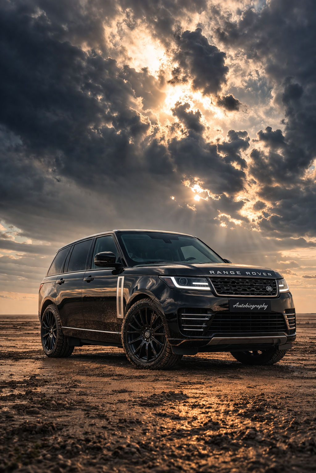 #Range #Rover #Autobiography #Desert #Wallpaper #Luxury #SUV #Dramatic #Sky #Ultra #Car #Aesthet